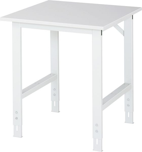 RAU Tom serie werktafel (6030) - in hoogte verstelbaar, melamine plaat, 750x760-1080x800 mm, 06-625M80-07.12