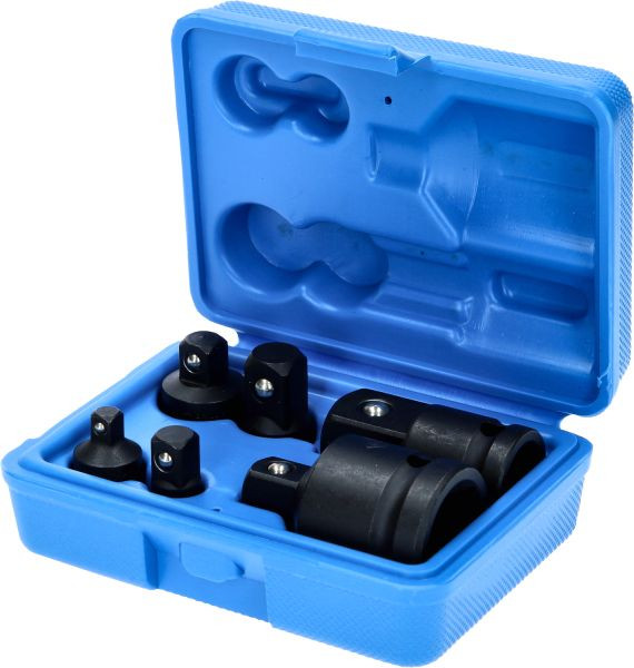 Brilliant Tools stroomadapterset, 6-delig, 1/4" + 3/8" + 1/2" + 3/4", BT024605