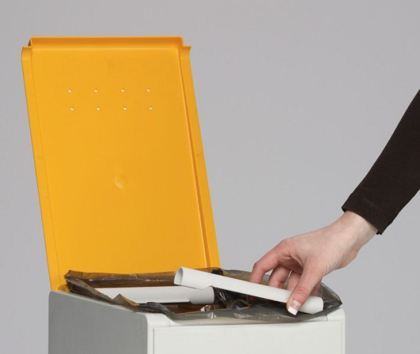 VAR deksel voor kunststof bak 40 l, geel, 38003
