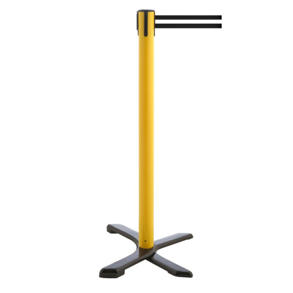 Stein HGS HGS personengeleidingssysteem -P-Line Compact-, geel, zwart/wit/zwart horizontaal (gestreept), met riemeindstuk (standaard), 34868-0502