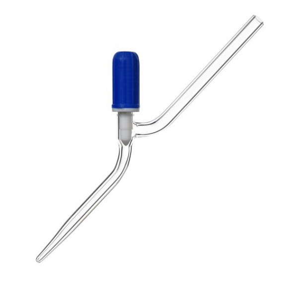 Rettberg buretventiel, recht, met PTFE spindel, doorlaat 0 - 3 mm, 134515021