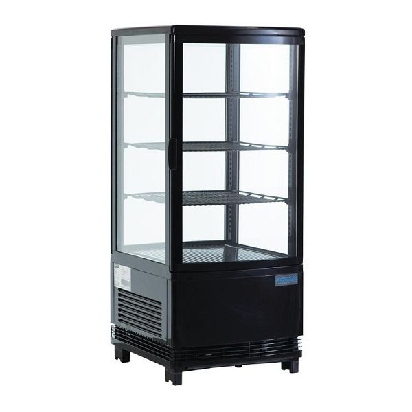 Polar koelvitrine zwart 68 liter, G211