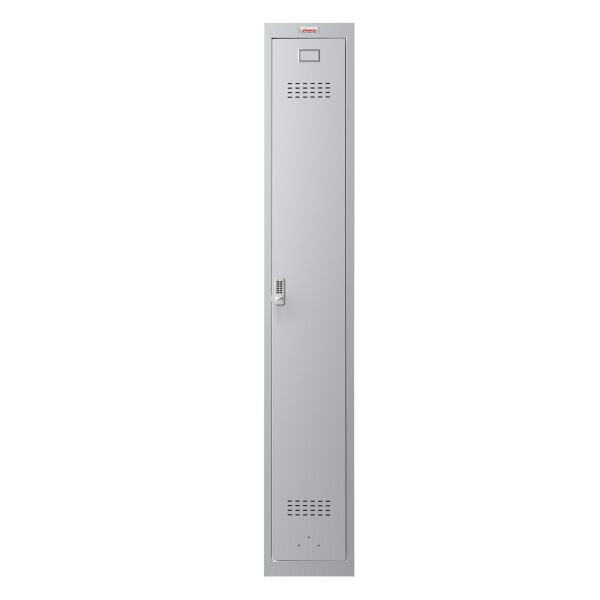Phoenix PL Series 1 Post 1 Door Personal Locker in grijs met elektronisch slot, PL1130GGE
