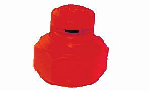 Ebinger-sproeier voor sproeiwagens, 5 m worp, 7 mm, max. 22,6 l/min, (rood), 5.001.014