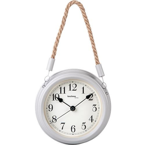 Technoline quartz wandklok, metaal, afmetingen: Ø 22 cm, WT 7130
