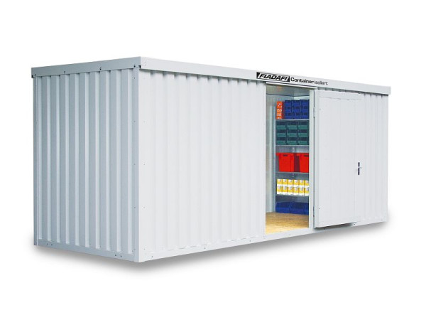 FLADAFI Materialcontainer IC 1600, isoliert, mit Holzfußboden, 6.080 x 2.170 x 2.470 mm, F2221600101-F911