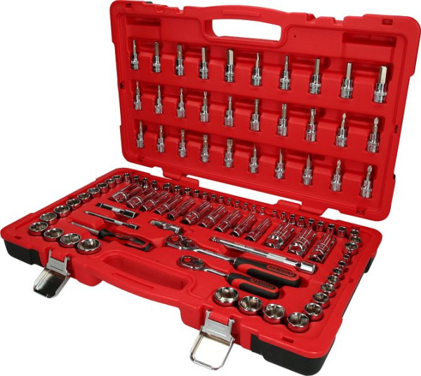 KS Tools 1/4"+3/8" CHROMEplus dopsleutelset, 100-delig, 958.0699