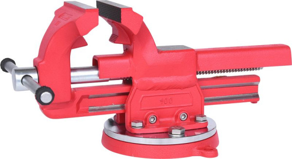 KS Tools parallelle bankschroef met draaischijf, 90 mm, 914.0025