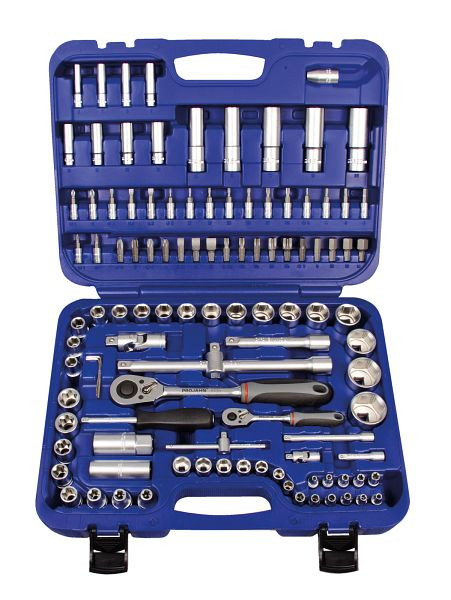 Projahn 1/4 "+1/2" dopsleutelset 1 108 delig proficraft, 8653