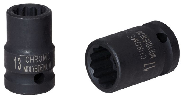 KS Tools 3/8" 12-kant slagdop, kort, 13/16", 515.1579