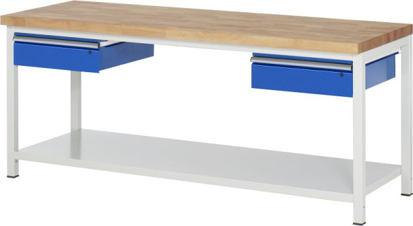 RAU werkbank serie 8000 - model 8002A6, B2000 x D700 x H840-1040 mm, 03-8002A6-207B4H.11