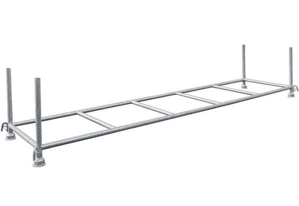 Schake stapelpallet vulling afmetingen: 4,00 mx 0,87 mx 0,60 m belasting: 1,5 t, gesloten ogen, 50200-40-0
