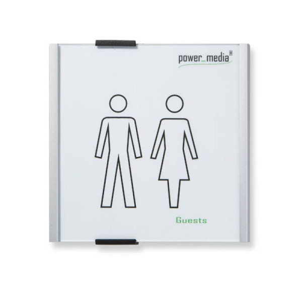Steen HGS deurbord -Alumino-, 215 x 148 mm (A5 liggend), al5515