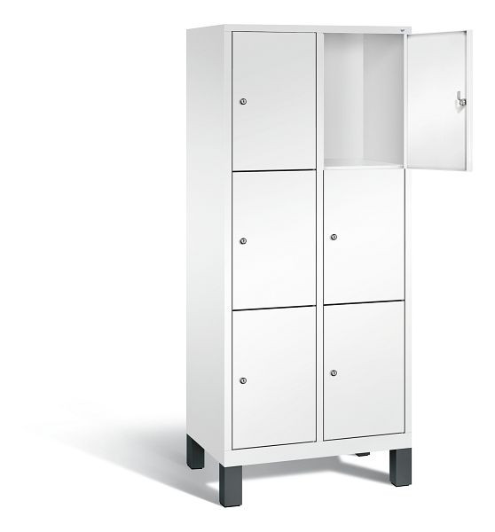 C+P lockerkast Evolo, H1850xW810xD500mm, kleur: verkeerswit, 48010-223 S10136