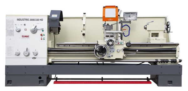 ELMAG universele draaibank, INDUSTRIE 1500/330 HDincl. 3-assige positie-indicator 'SINO' incl. snelwissel stalen houder 'Set', 88172