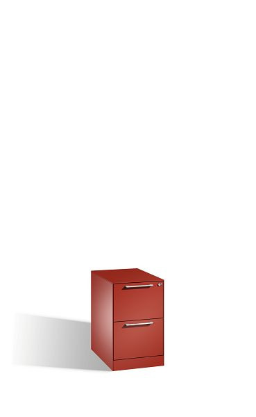 C+P hangmappenkast Asisto, H710xB440xD600mm, kleur: vuurrood, beugelgreep, 146275-211 S10092
