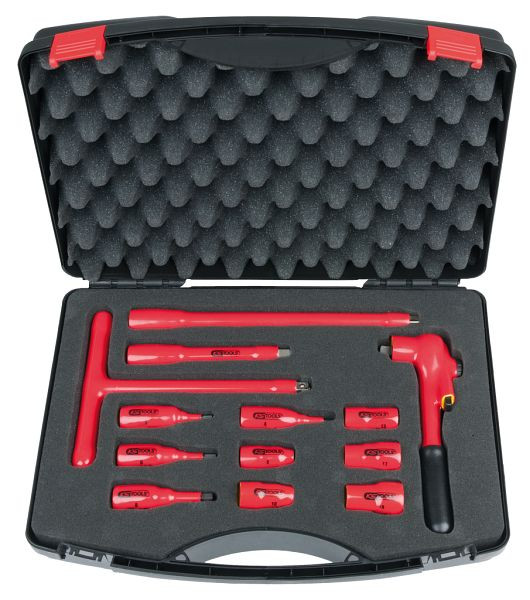 KS Tools 3/8" dopsleutelset met geïsoleerd gereedschap, 13-delig, 117.1886