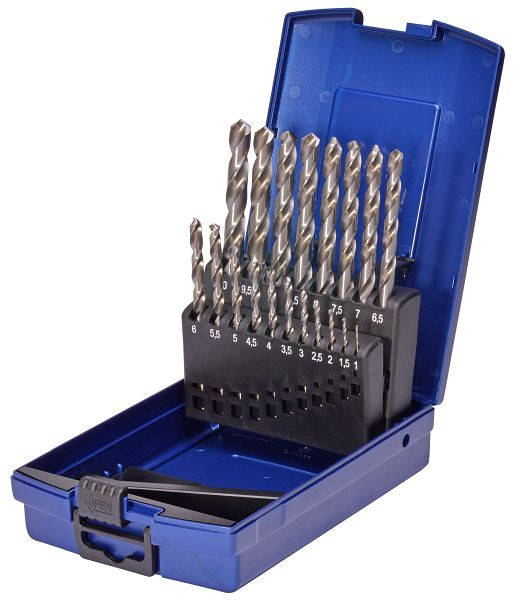 SW-Stahl spiraalborenset, HSS-G, 1-10 mm, 19-delig, 81319L