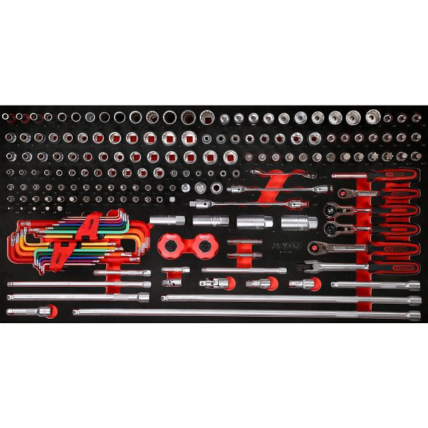KS Tools PERFORMANCEplus gereedschapset 183-delig 1/4'+3/8' dopsleutel, 813.0183
