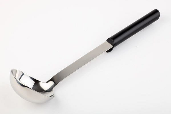 APS pollepel, Ø 9 cm, lengte ca. 35 cm, roestvrij staal, ergonomische antisliphandgreep, 00832