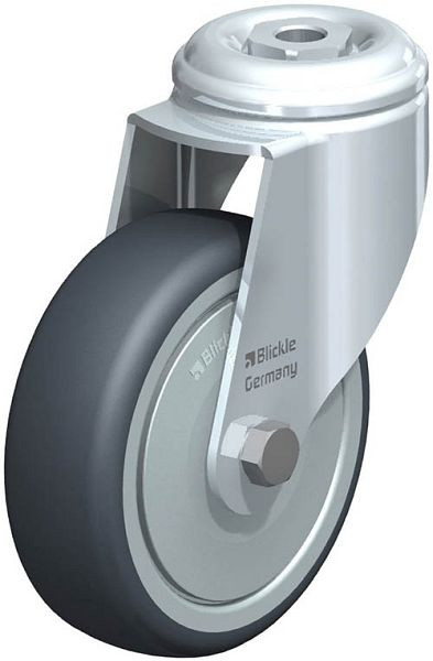 Bedrunka + Hirth zwenkwiel zonder rem Ø 100 mm, maxmobiel 1, 04ML100