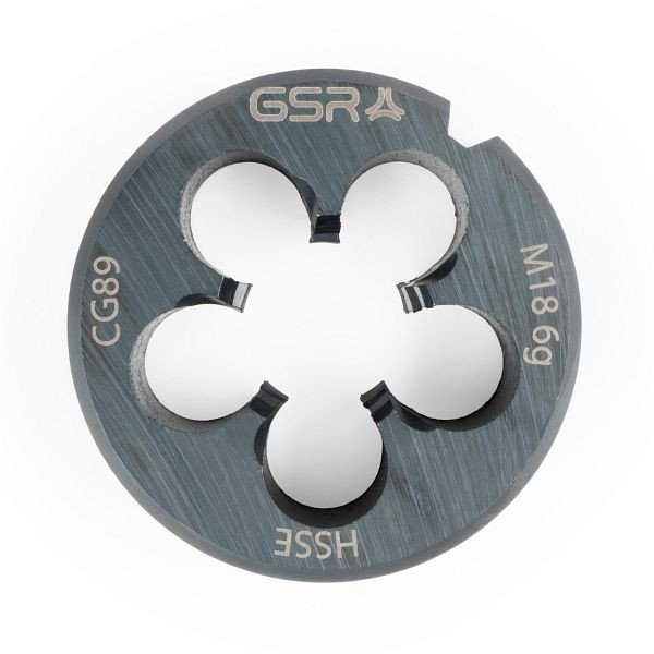 GSR-matrijs DIN EN 22568 (DIN 223) metrische draad rechts HSSE-VAP M 18, 00409280