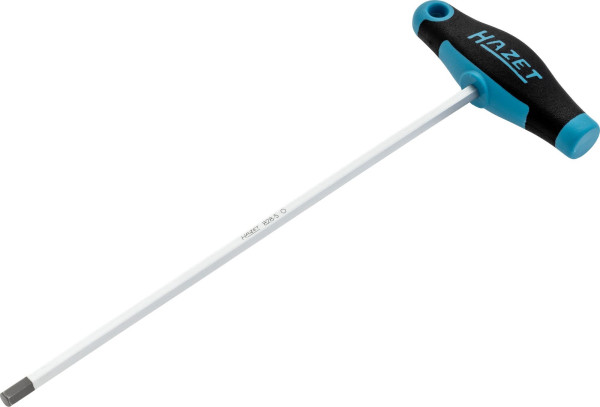 Hazet-schroevendraaier, met T-greep, binnenzeskantprofiel, 5 mm, zeskantkling, ergonomisch HAZET 2-componenten T-greep, 828-5