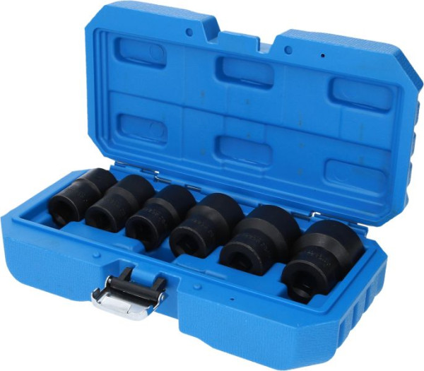 Brilliant Tools 1/2" spiraalprofiel doppenset, 7-delig, 21 - 32 mm, BT026005