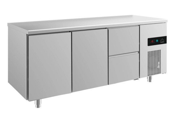 A&S Polarny koeltafel -2 tot +8°C met 2x deuren en 1x twee laden rechts, 1865 x 700 x 850 mm, KT3TTZ