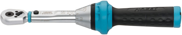 Hazet momentsleutel, Nm min-max: 1 - 9 Nm, tolerantie: 4%, holle zeskant 6,3 (1/4 inch), 5107B-3CT