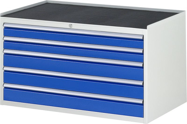 RAU ladekast serie 7000, B1145 x D650 x H645mm, metalen steun, hoogte 25 mm, laden: 2xH90, 3xH120 mm, 13-XXL3.20A-MT.11