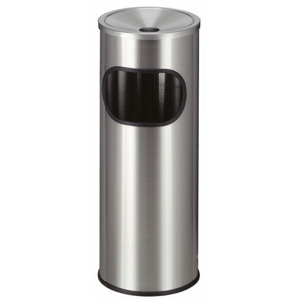 Stein HGS HGS afvalbak -P-Bins 46- 9 liter van RVS, met asbak, brandveilig, 17754