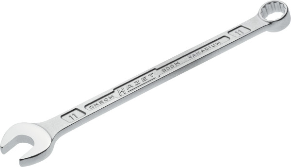 Hazet combinatiesleutel, buiten dubbel zeskant tractieprofiel, 11 mm, 600N-11