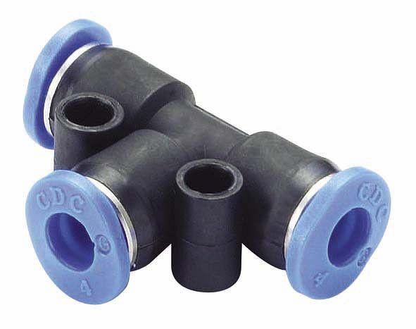 timmer B-TVM-3-KU, T-connector mini serie, slang Ø: 3 mm, VE: 10 stuks, 03400300