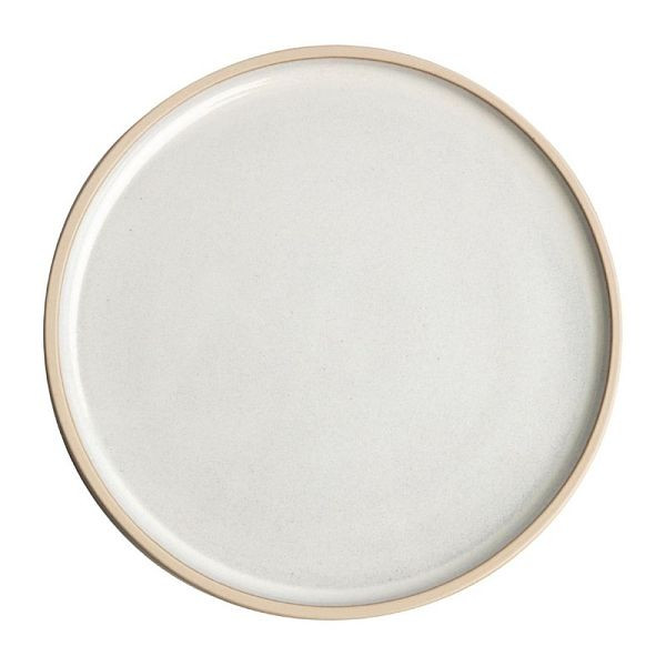 Olympia canvas plat rond bord wit 18cm, VE: 6 stuks, FA328