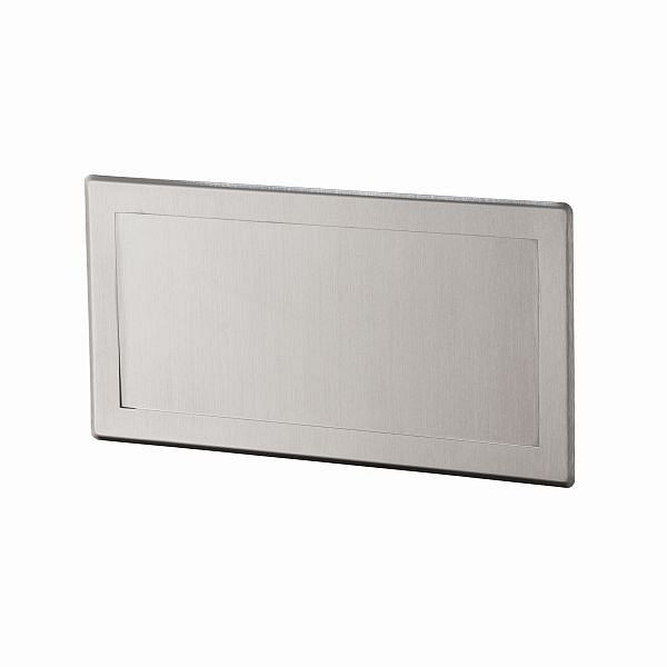 Air Wolf uitblaasklep, Sigma serie, H x B x D: 150 x 300 x 32 mm, RVS geborsteld, 20-010
