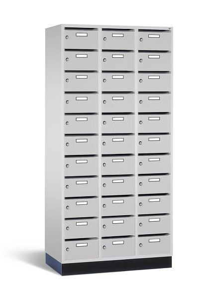 C+P verdeelkast Intro, H1950xW920xD490mm, kleur: lichtgrijs, 8170-311 S10002