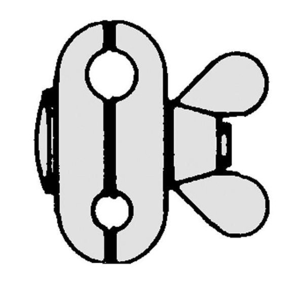 Ulmia klemstuk, voor lengteverstelling, voor verstekzaag 348, 352, 354, 102.757