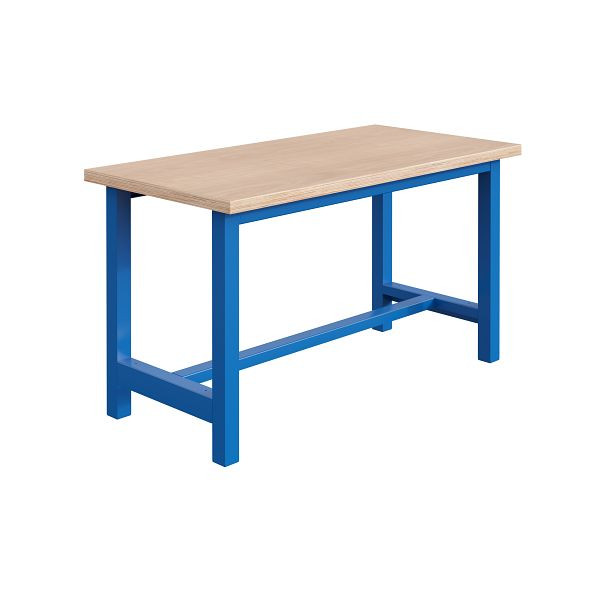 SOFAME CKS werkbank B 1200 x D 750 x H 840 mm, multiplex werkblad 40 mm, hemelsblauw RAL 5015, W010160003BI