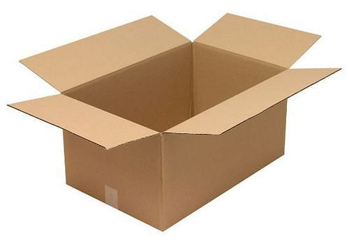 TransPak golfkartonnen vouwdoos 1-wandig, binnenmaat 590 x 390 x 290 mm, kwaliteit 1.30C, VE 25 stuks, 299304