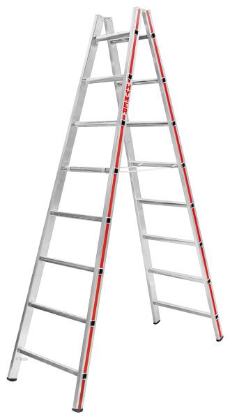 HYMER-sportladder, van beide zijden toegankelijk, 2x8 sporten, lengte 2,33 m, 402316