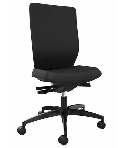 DENIOS Stilo ES operator-bureaustoel, Syncro 3D-balanstechnologie, zwart, 292421
