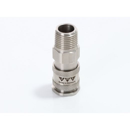 ELMAG koppeling RVS 316 JWL serie 540, DN 7, 8, AG 1/2' BSP (food), 41605