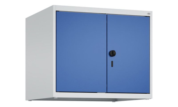 C+P kastopzet Classic PLUS, C-opzetkast Classic PLUS, 2 vakken, 500x600x500mm, 7035/5010, veiligheidsdraaigrendel, 080092-20 S10003