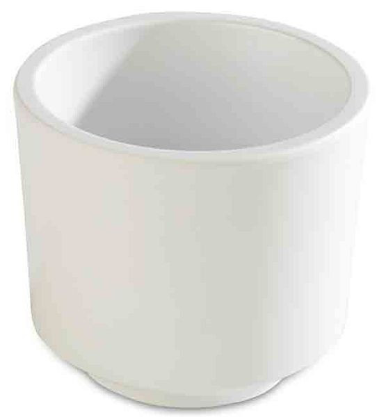 APS Bento Box -ASIA PLUS-, Ø 7,5 cm, hoogte: 6,5 cm, melamine, binnenkant: wit, glanzend, buitenkant: wit, mat, 15462