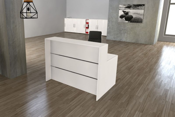 Kerkmann Bari lineaire toonbank, wit, 21354810