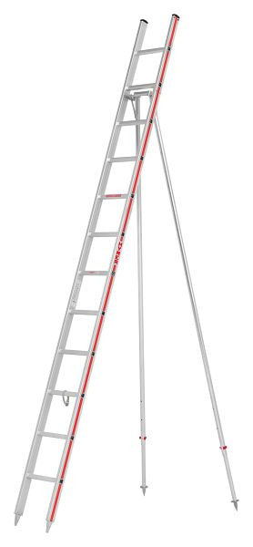 HYMER fruitboomladder volgens DIN 68363, 12 sporten, lengte 3,67 m, 304912