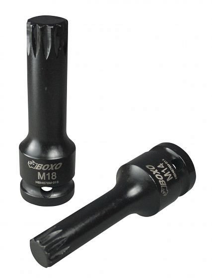 Boxo 1/2" meervoudige slagdoppen - M14, HBI4678M-014
