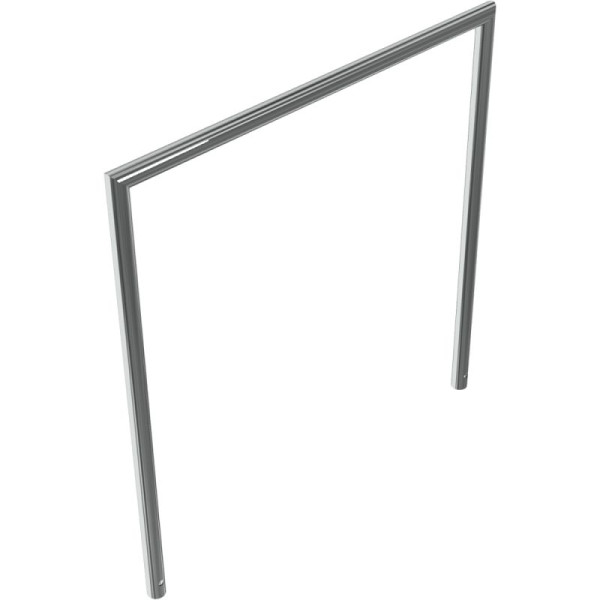 Stein HGS HGS Leunbeugel/barrière -Kassel-van RVS, 1200mm/1200mm/voor inzetting in beton, 20412