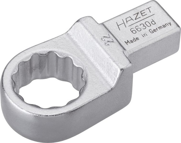 Hazet ringsleutel, insteekvierkant 14 x 18 mm, uitwendig dubbel zeskant trekprofiel, 22 mm, 6630D-22